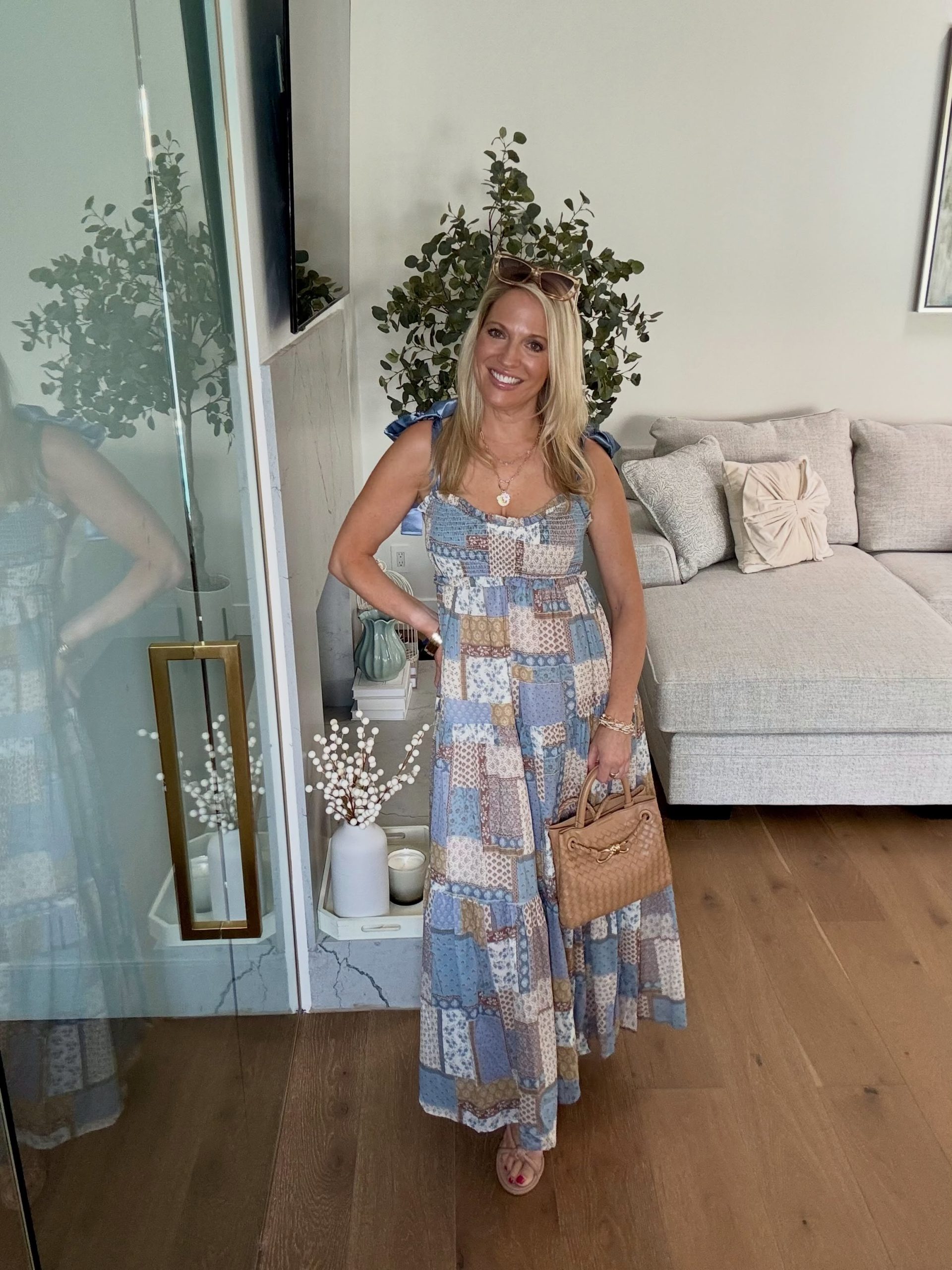 A Patchwork Maxi Dress for Warm Days: Pattern with an Easy Silhouette